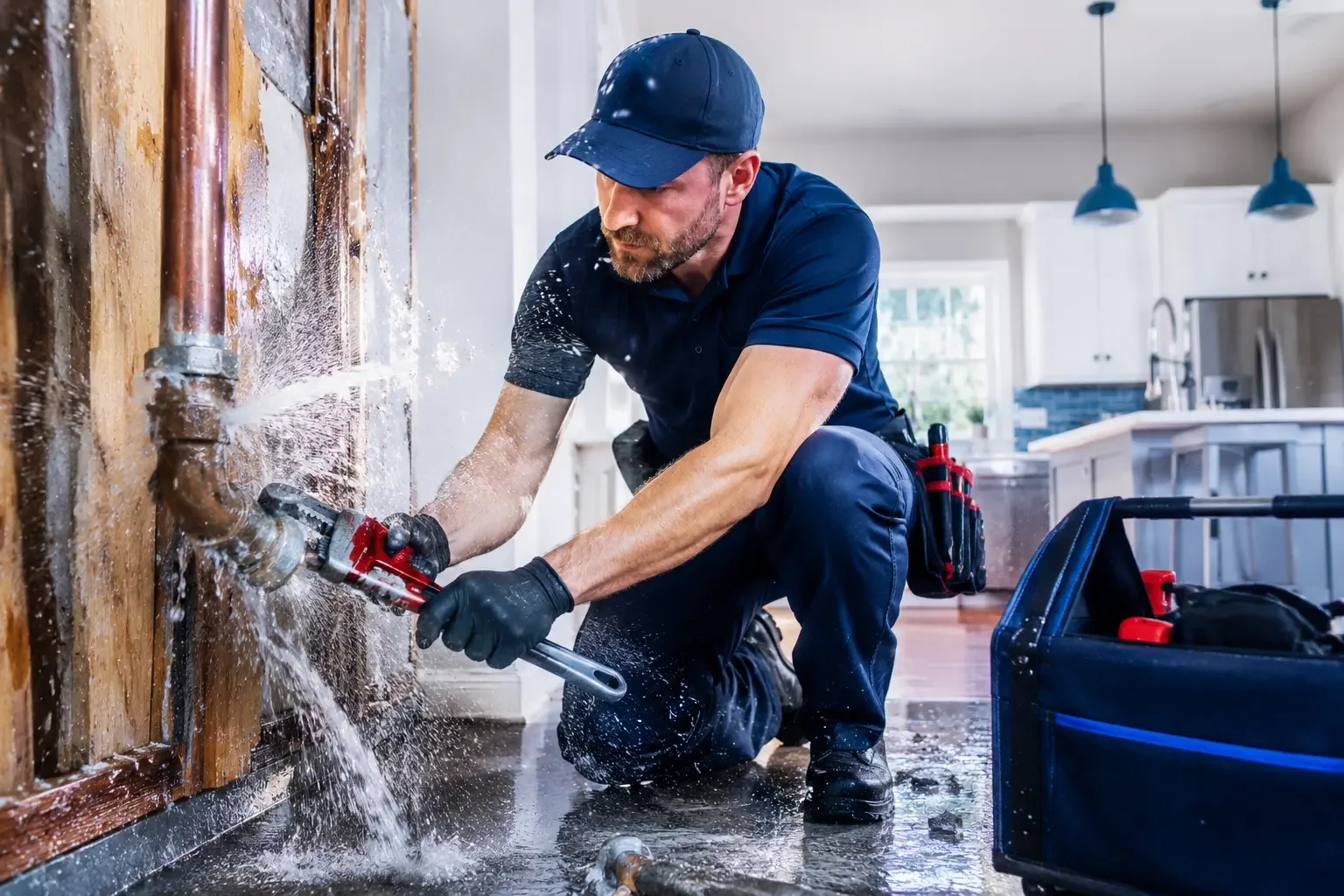 Local emergency pipe repair professionals in Milford, KS